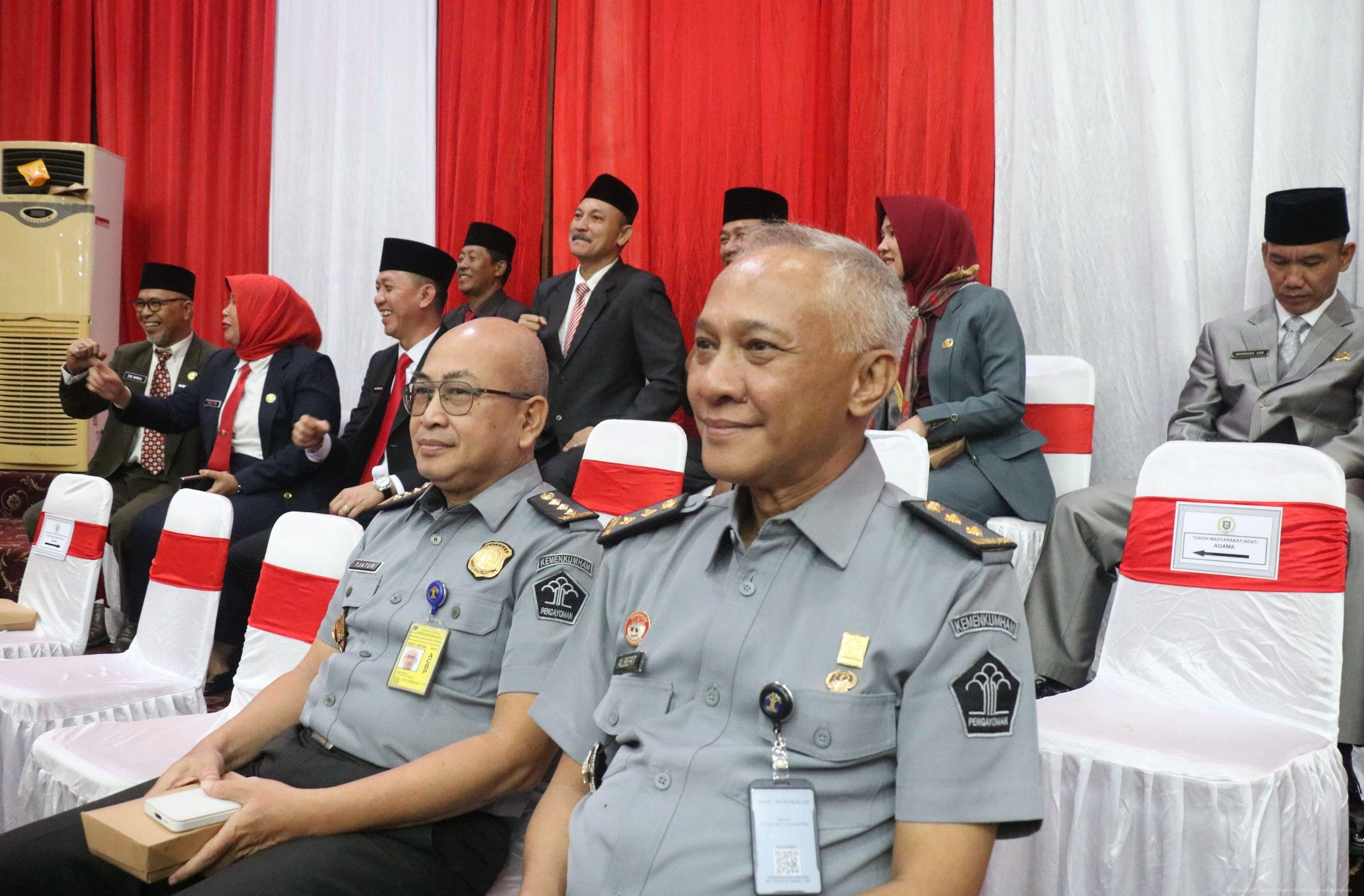 Kanwil Kemenkumham Bengkulu Hadiri Rapat Paripurna DRPD Dengarkan Pidato Kenegaraan Presiden Jokowi 7