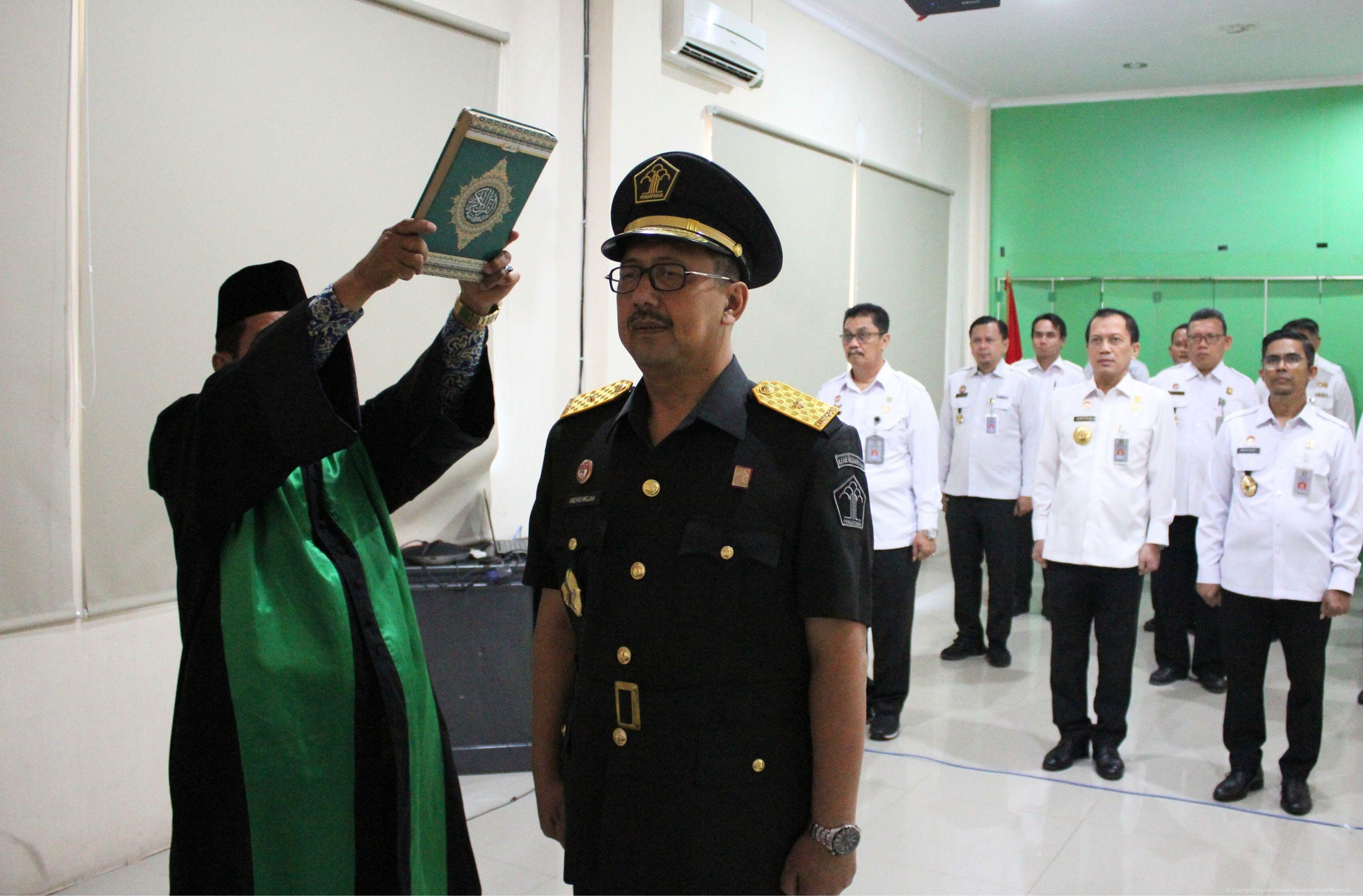 Andrieansjah Dilantik Secara Virtual Sebagai Kadiv Pelayanan Hukum dan HAM Jabar 2