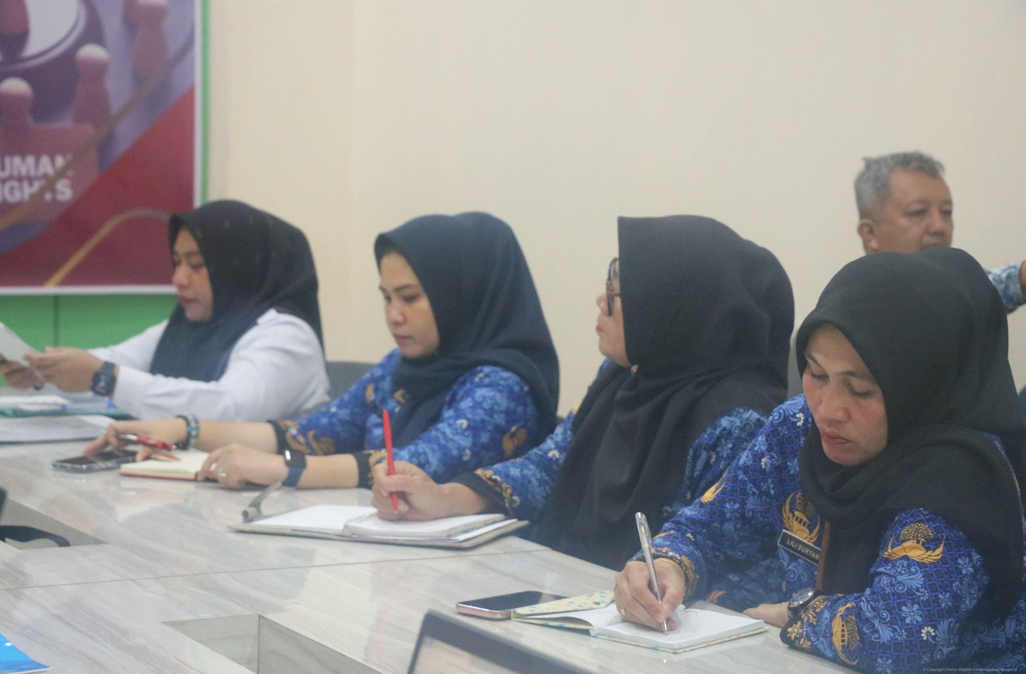 Kanwil Kemenkumham Bengkulu Gelar Rakor Aksi HAM Wilayah Bahas Evaluasi dan Persiapan Pelaporan B08 Tahun 2024 5