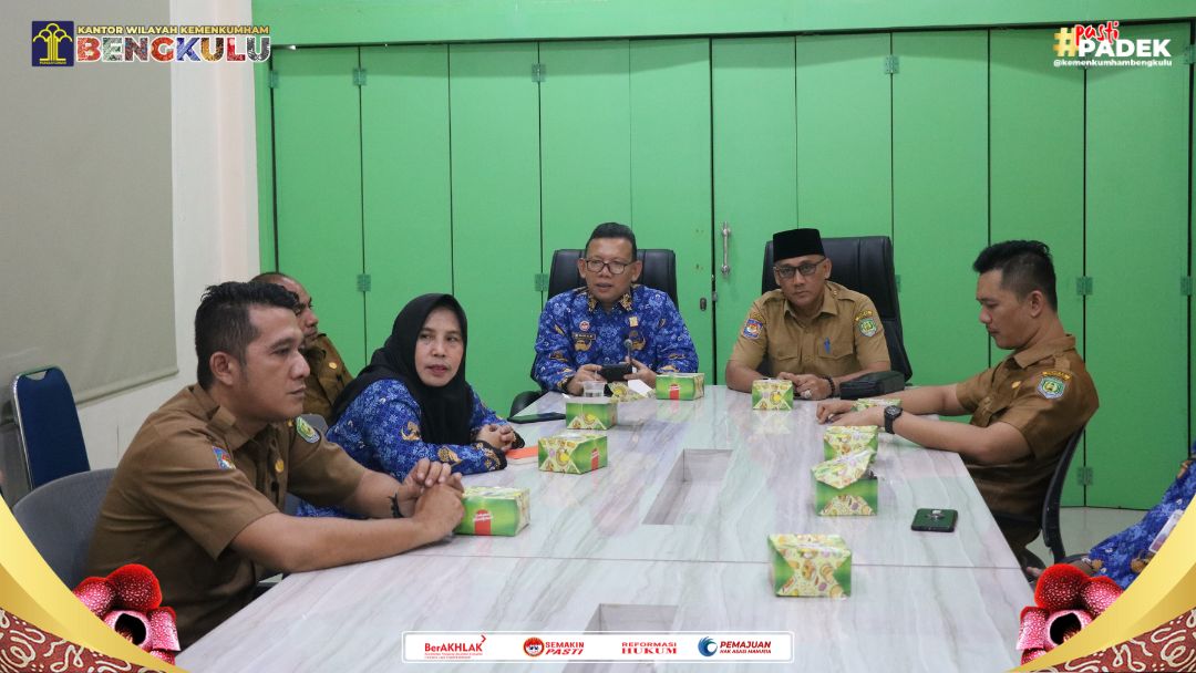 Kanwil Kemenkumham Bengkulu Gencar Koordinasi Dorong Peningkatan Pelayanan Hukum Umum di Wilayah1