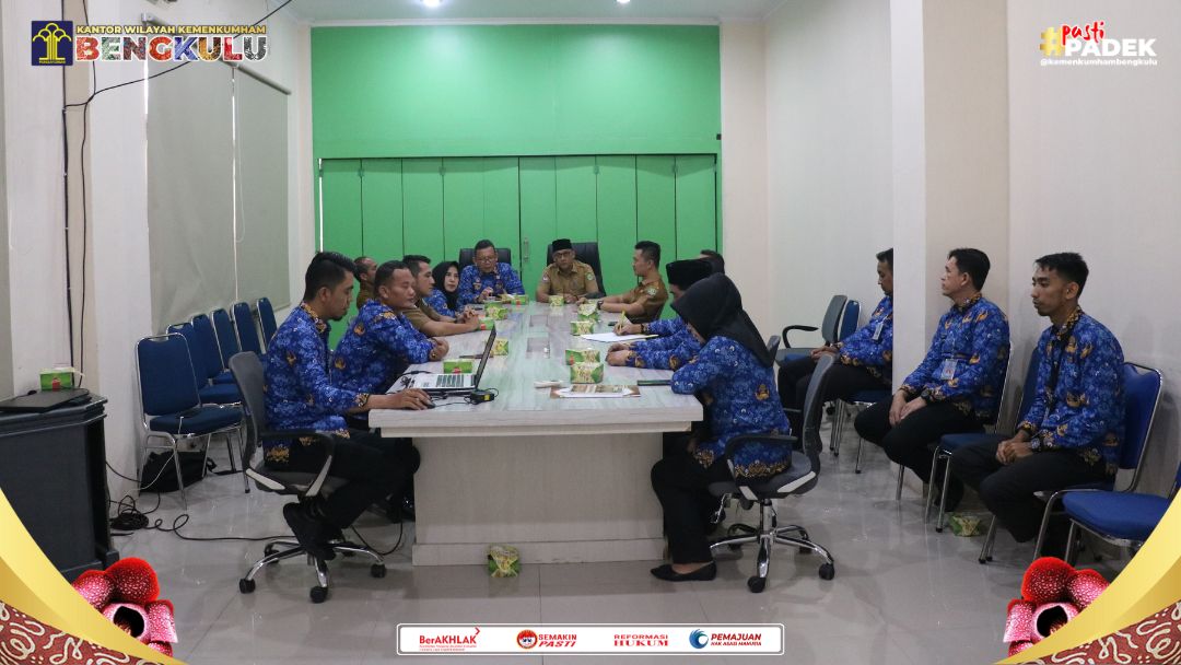 Kanwil Kemenkumham Bengkulu Gencar Koordinasi Dorong Peningkatan Pelayanan Hukum Umum di Wilayah1