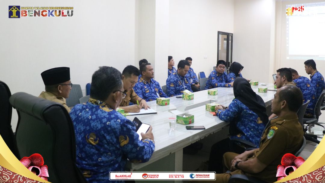 Kanwil Kemenkumham Bengkulu Gencar Koordinasi Dorong Peningkatan Pelayanan Hukum Umum di Wilayah1
