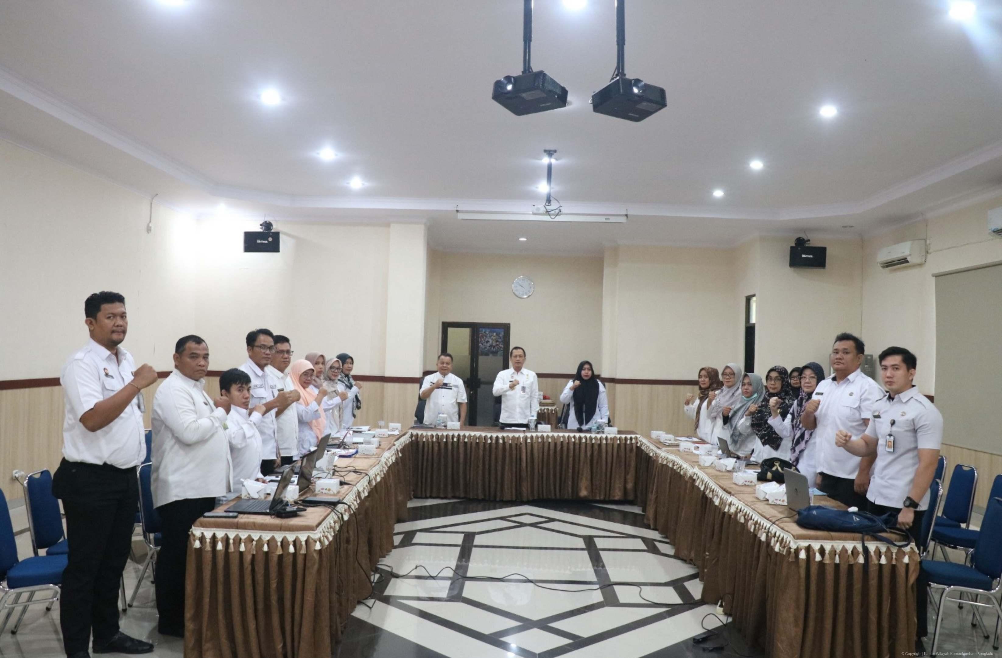 Pemantauan Stranas Bisnis dan HAM di Bengkulu Resmi Dibuka oleh Kakanwil Kemenkumham Bengkulu 5