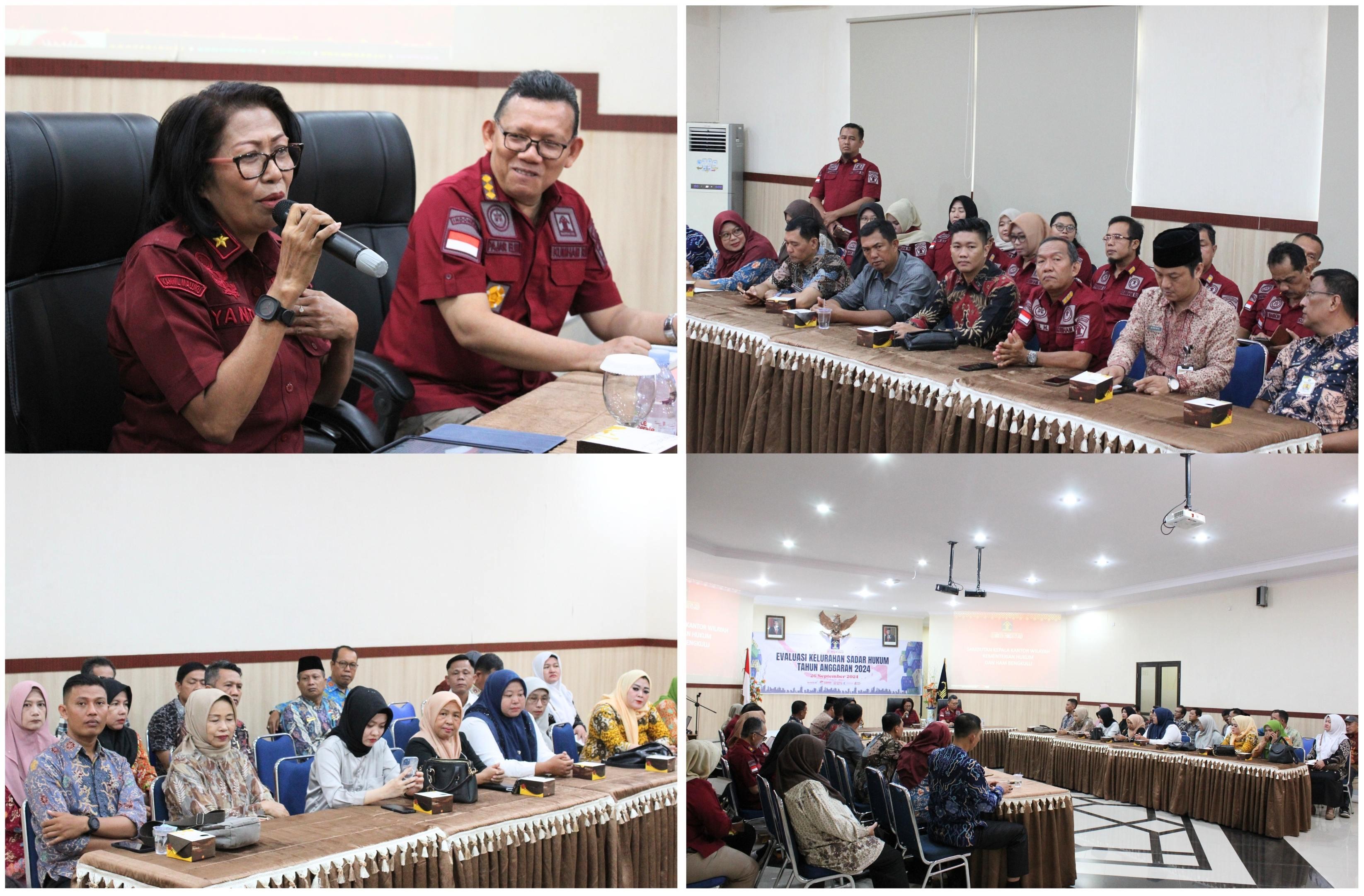 Rapat Evaluasi Kelurahan Sadar Hukum Langkah Kemenkumham Bengkulu Perkuat Kesadaran Hukum 2