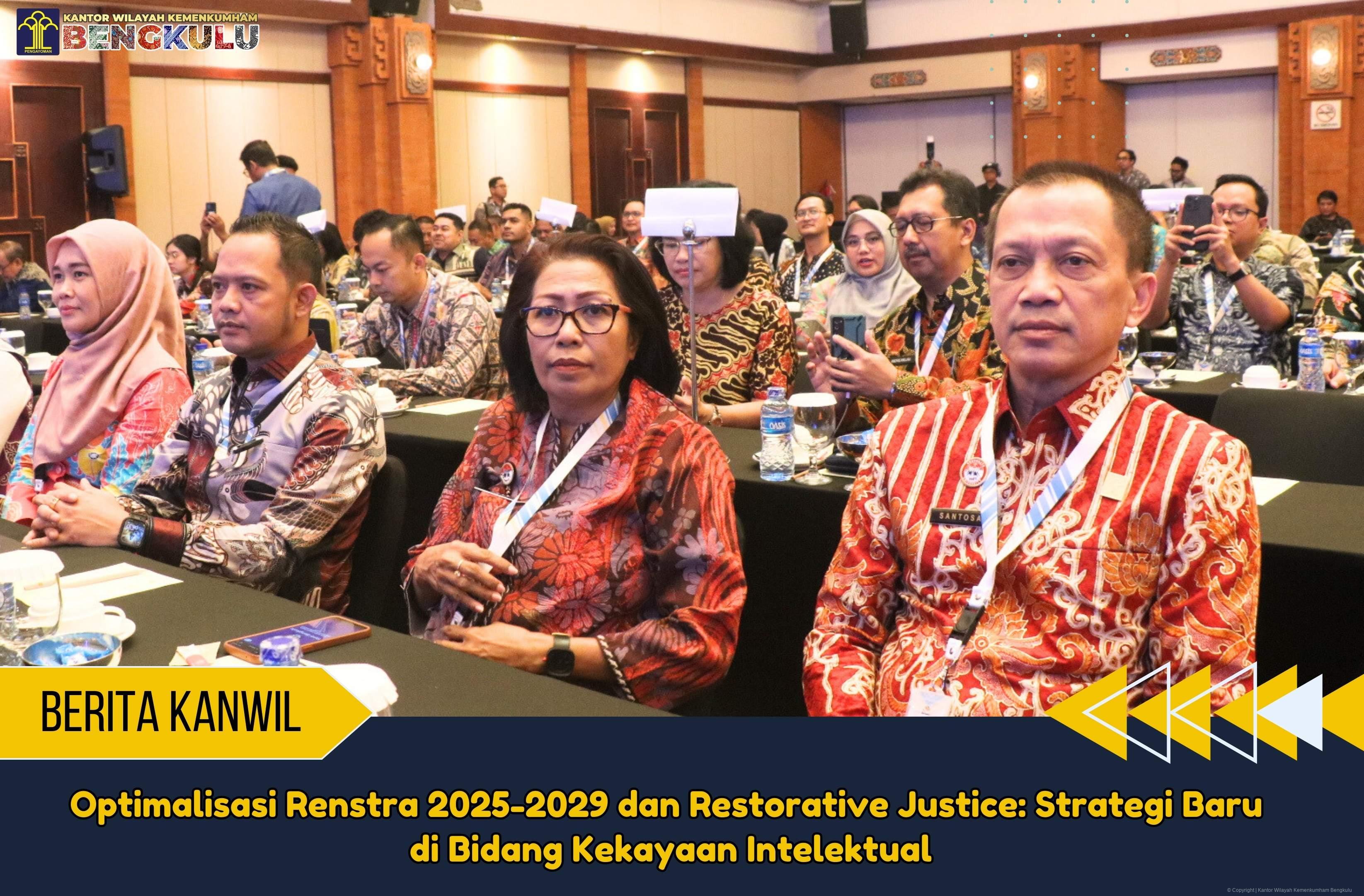 Dukung Renaksi dan Tarja Tahun 2025 Kumham Bengkulu Siap Wujudkan Penegakan dan Pelayanan Bidang KI yang Berdampak 1