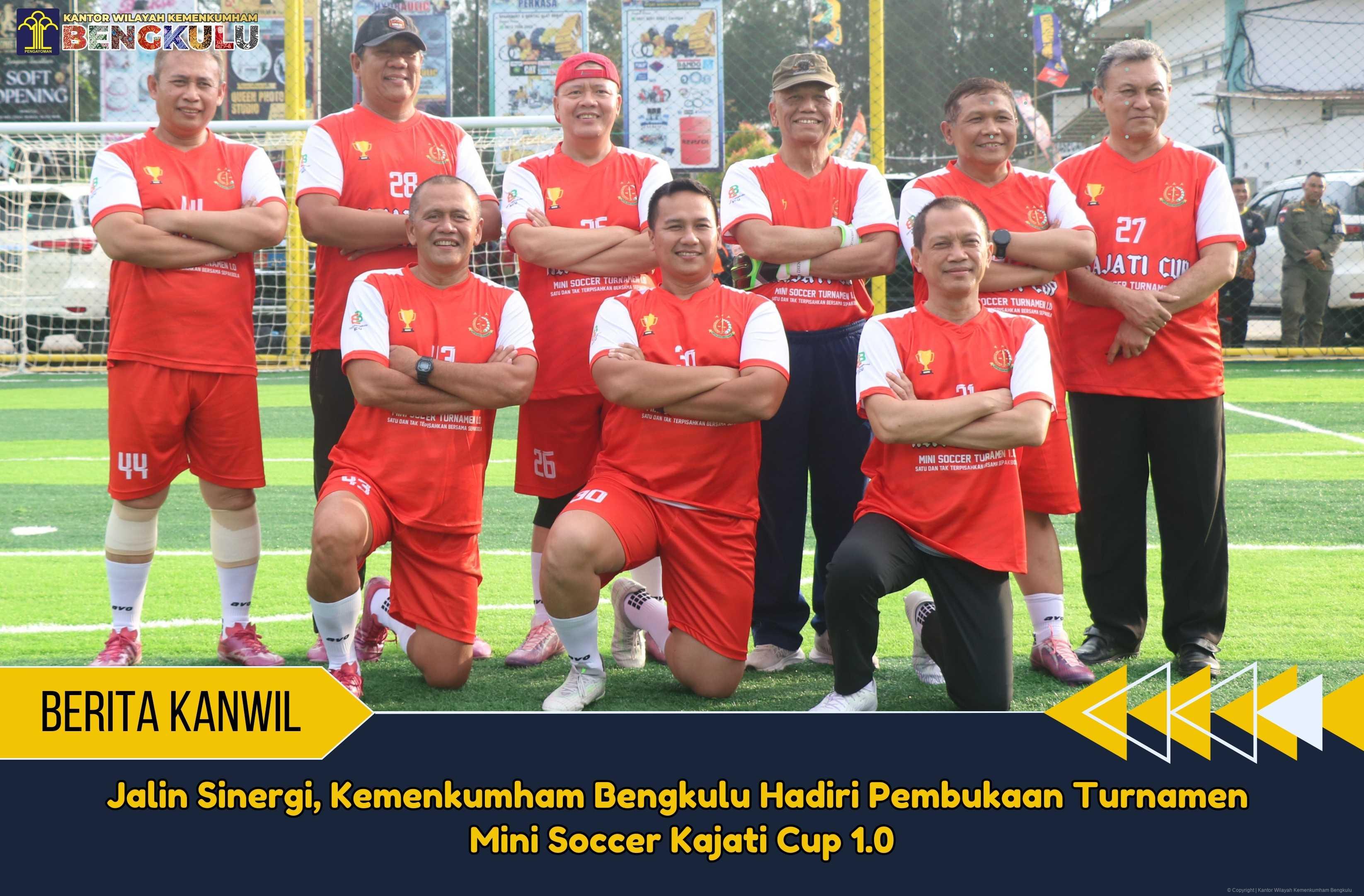 Jalin Sinergi Kemenkumham Bengkulu Hadiri Pembukaan Turnamen Mini Soccer Kajati Cup 1.0 1