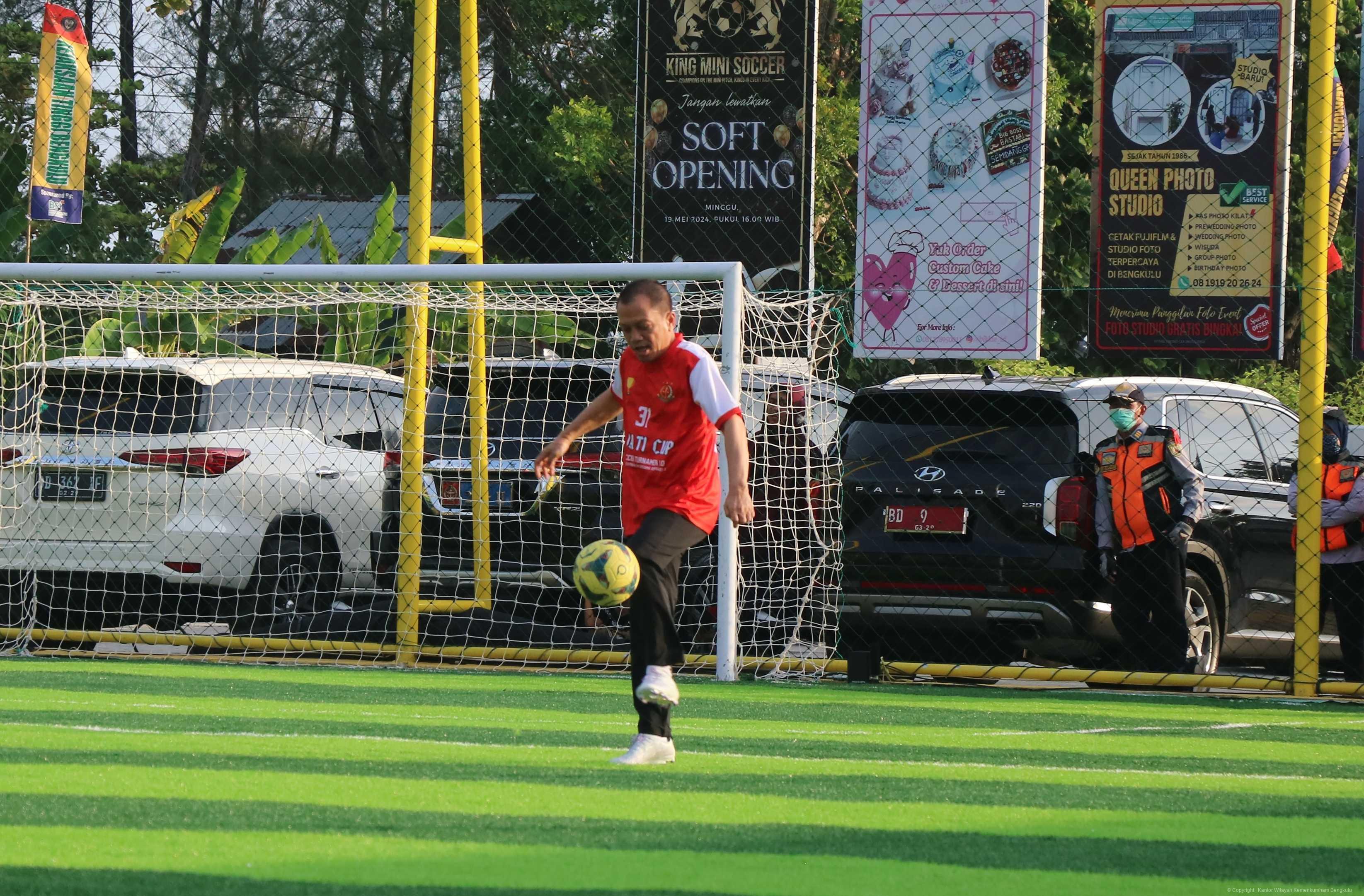 Jalin Sinergi Kemenkumham Bengkulu Hadiri Pembukaan Turnamen Mini Soccer Kajati Cup 1.0 3