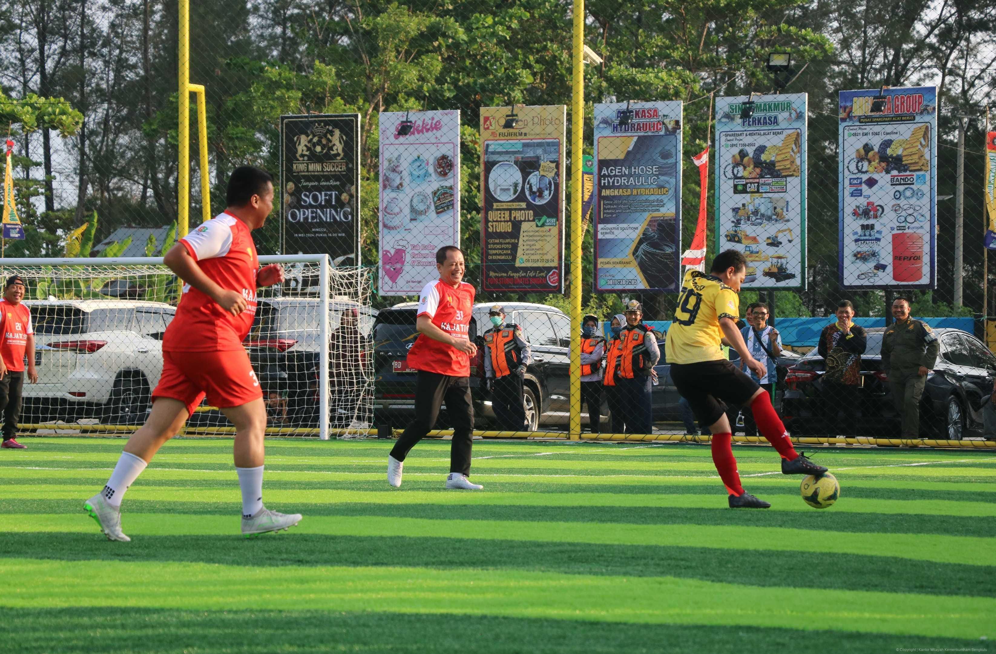 Jalin Sinergi Kemenkumham Bengkulu Hadiri Pembukaan Turnamen Mini Soccer Kajati Cup 1.0 4