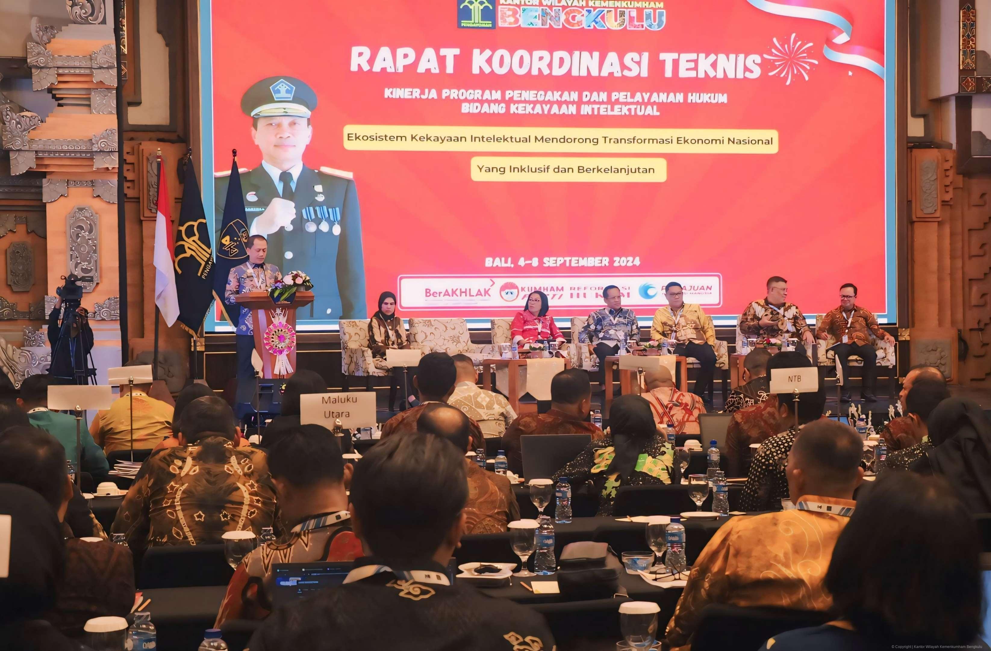 Kanwil Kemenkumham Bengkulu Paparkan Keberhasilan dan Langkah Strategis di Rakornis Hari Kedua 2