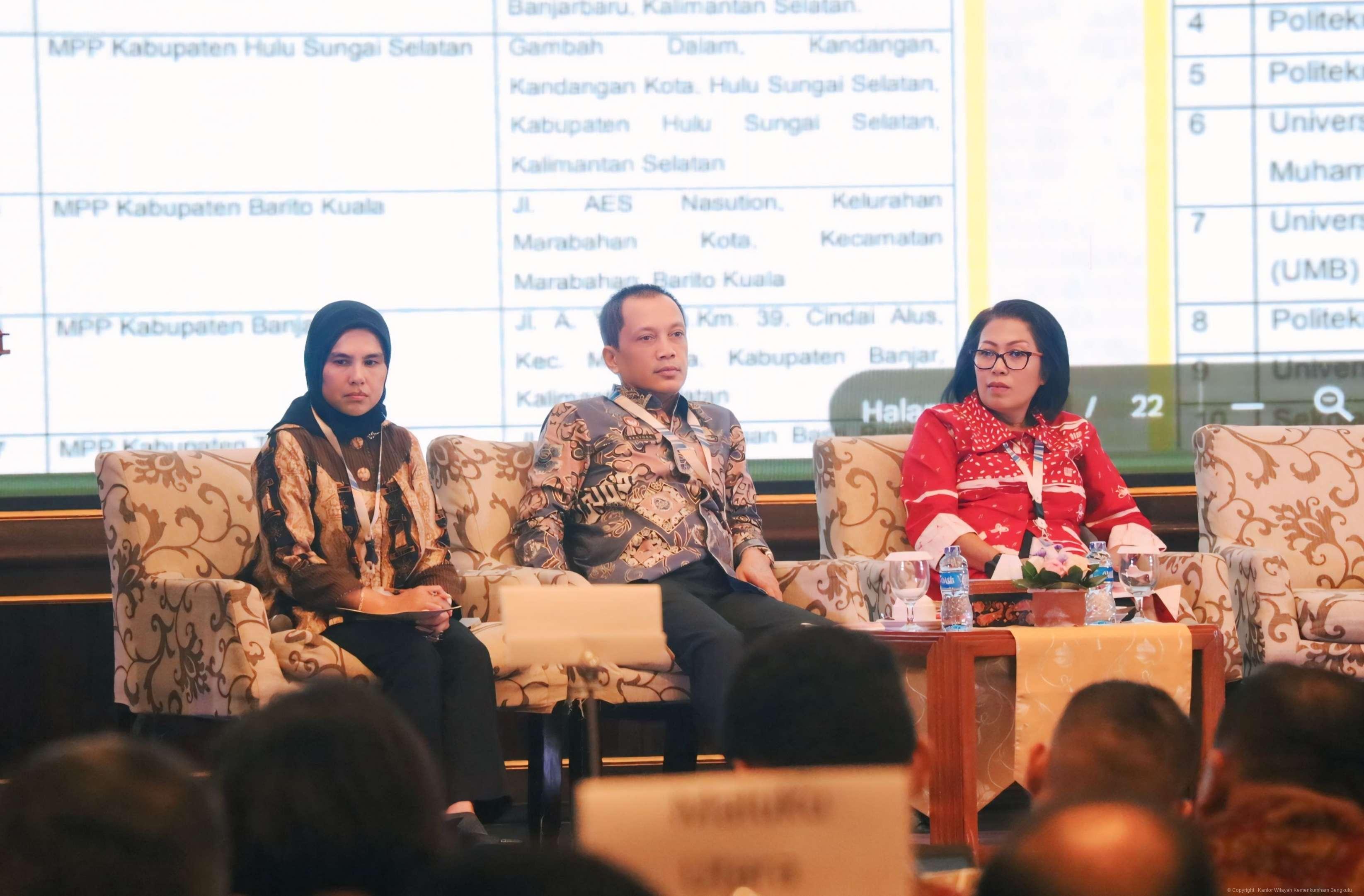 Kanwil Kemenkumham Bengkulu Paparkan Keberhasilan dan Langkah Strategis di Rakornis Hari Kedua 3