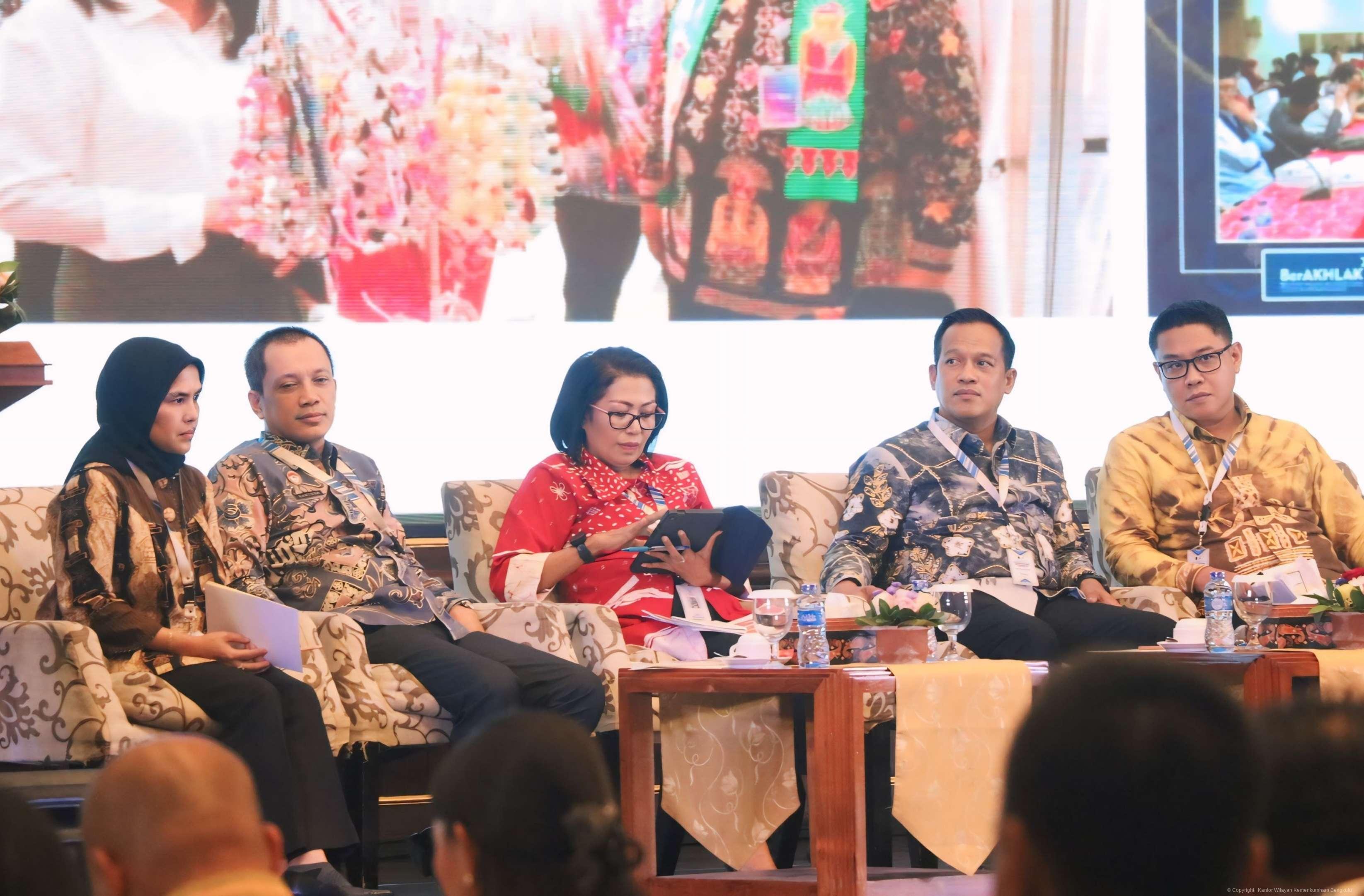 Kanwil Kemenkumham Bengkulu Paparkan Keberhasilan dan Langkah Strategis di Rakornis Hari Kedua 4