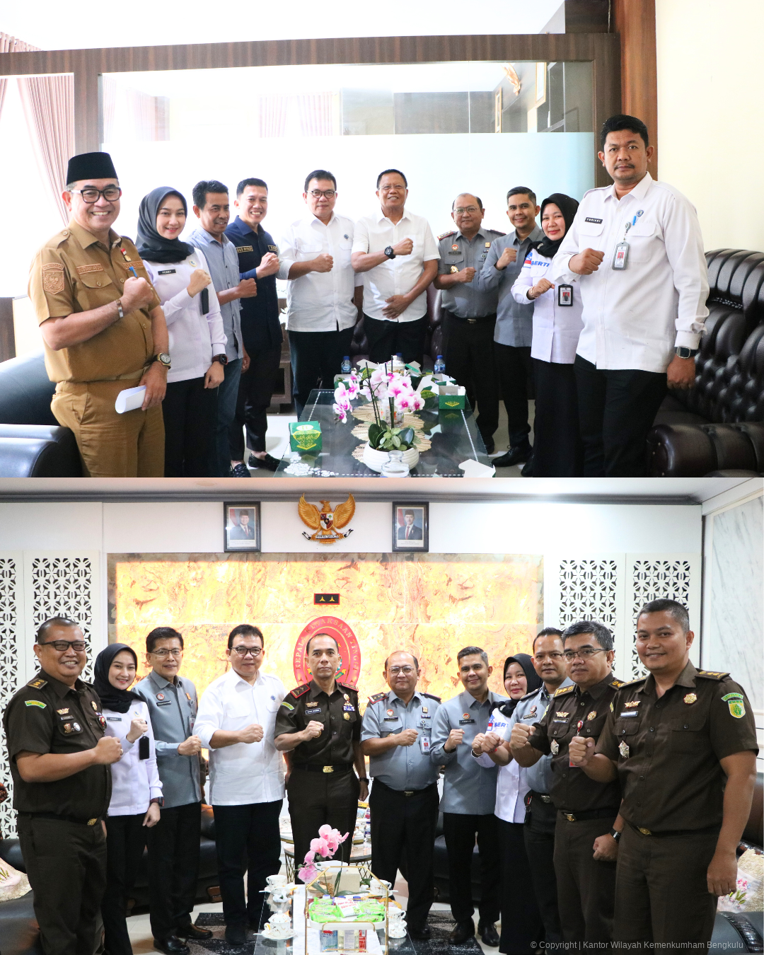 Perkuat Sinergi Kakanwil Kemenkum Bengkulu Kunjungi DPRD dan Kejati 2