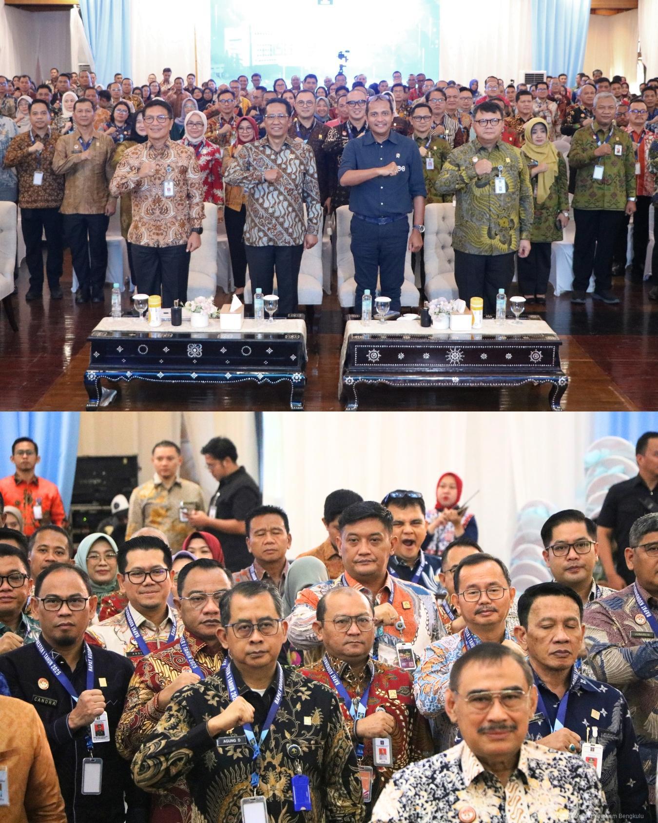 Rakor Kinerja Resmi Ditutup Kemenkum Bengkulu Siap Laksanakan Arahan Strategis Menteri Hukum dan Ciptakan Momentum Perubahan 2