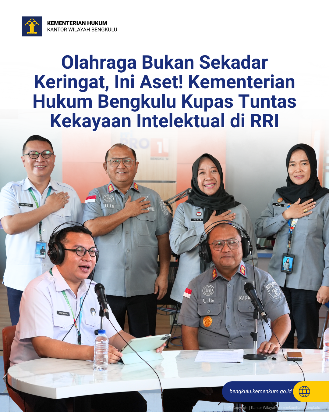 Olahraga Bukan Sekadar Keringat Ini Aset Kementerian Hukum Bengkulu Kupas Tuntas Kekayaan Intelektual di RRI 1