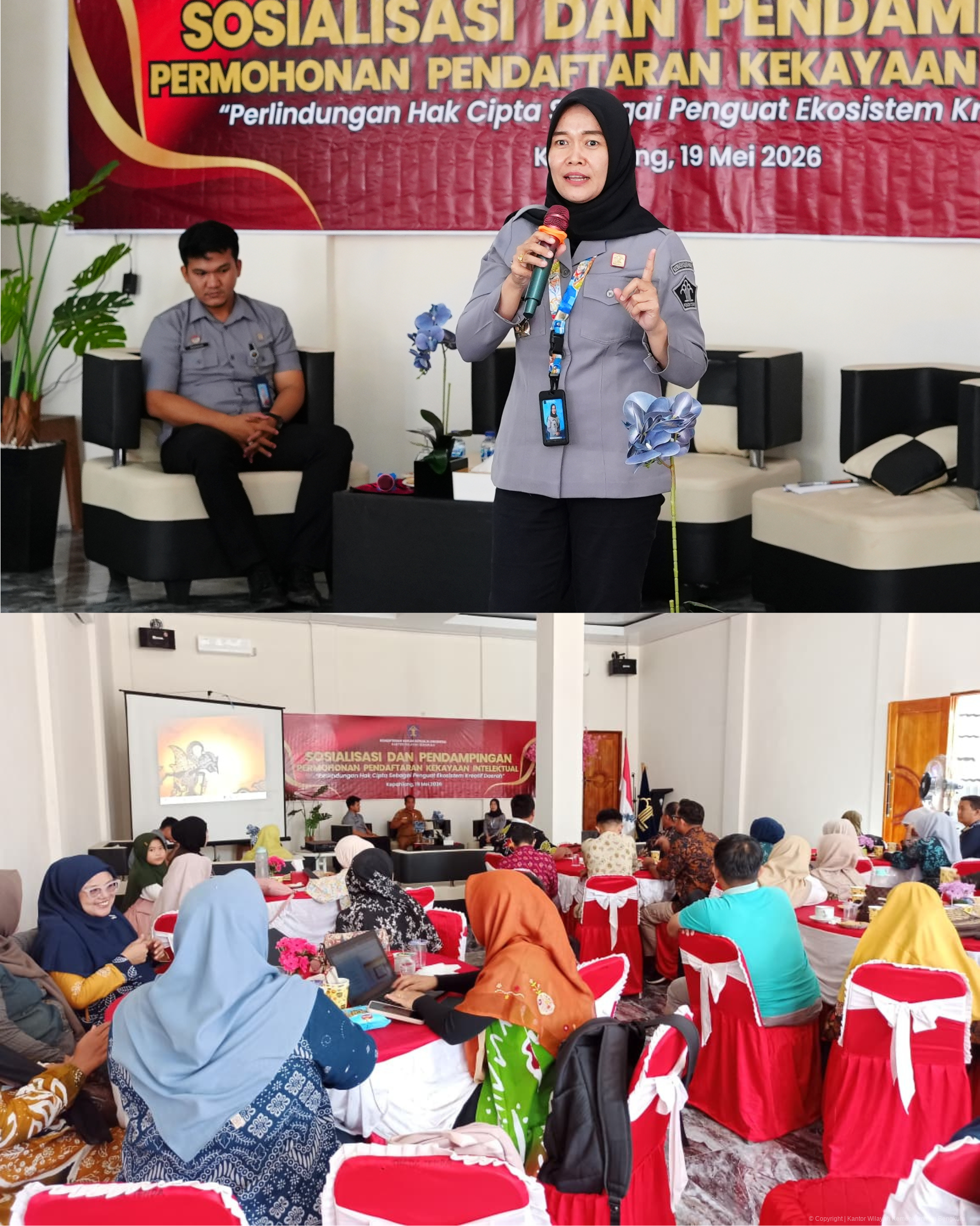 Dorong Ekonomi Kreatif Daerah Kemenkum Bengkulu bersama Pemkab Kepahiang Sinergi Gelar Sosialisasi Kekayaan Intelektual 4