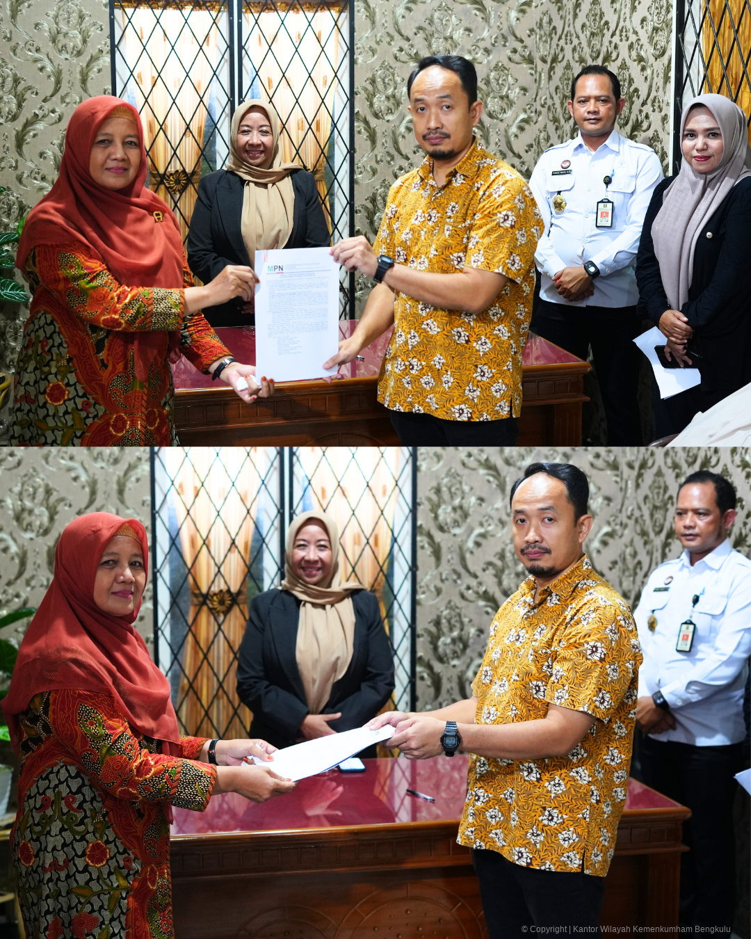 Estafet Tanggung Jawab Kemenkum bengkulu Kawal Penyerahan Protokol Notaris di Kabupaten Rejang Lebong 2