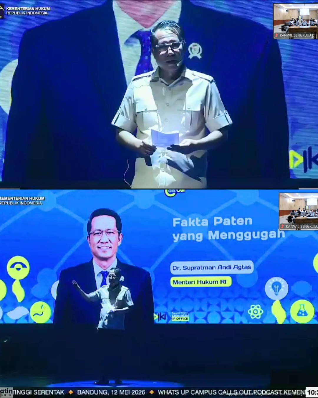 Langkah Nyata Perkuat Ekosistem Inovasi dan Pelestarian Budaya Kemenkum Bengkulu Teken PKS 2 Kampus dan Sahkan Lagu Ting Bedeting 5