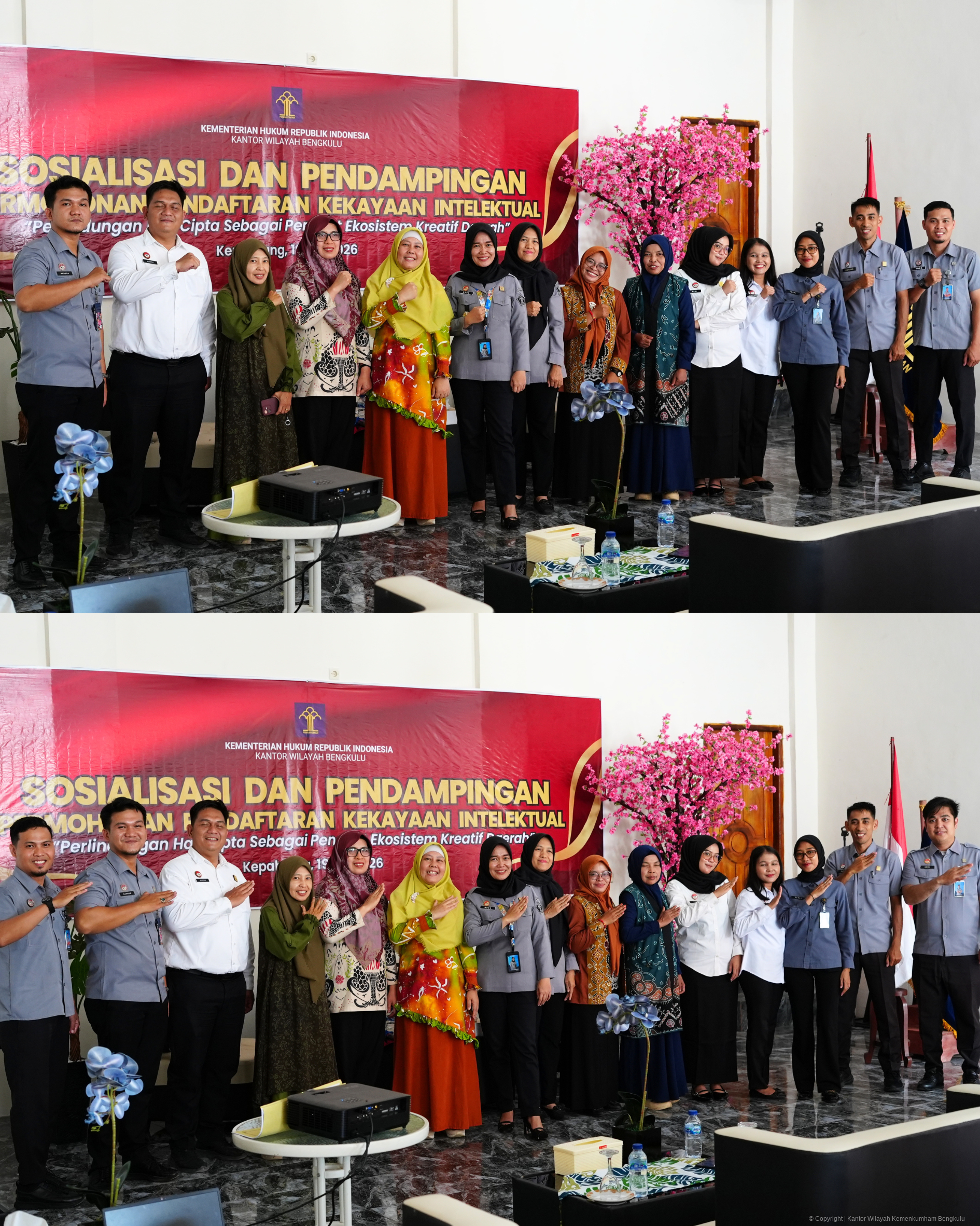 SUKSES Kemenkum Bengkulu Catatkan 32 Hak Cipta Motif Batik dan Daftarkan IG Batik Diwo Kepahiang 6