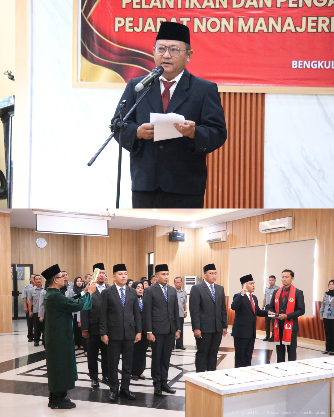 Bukan Sekadar ASN Duduk di Meja Ini Pesan Kakanwil Kemenkum Bengkulu untuk Pejabat yang Baru Dilantik 2
