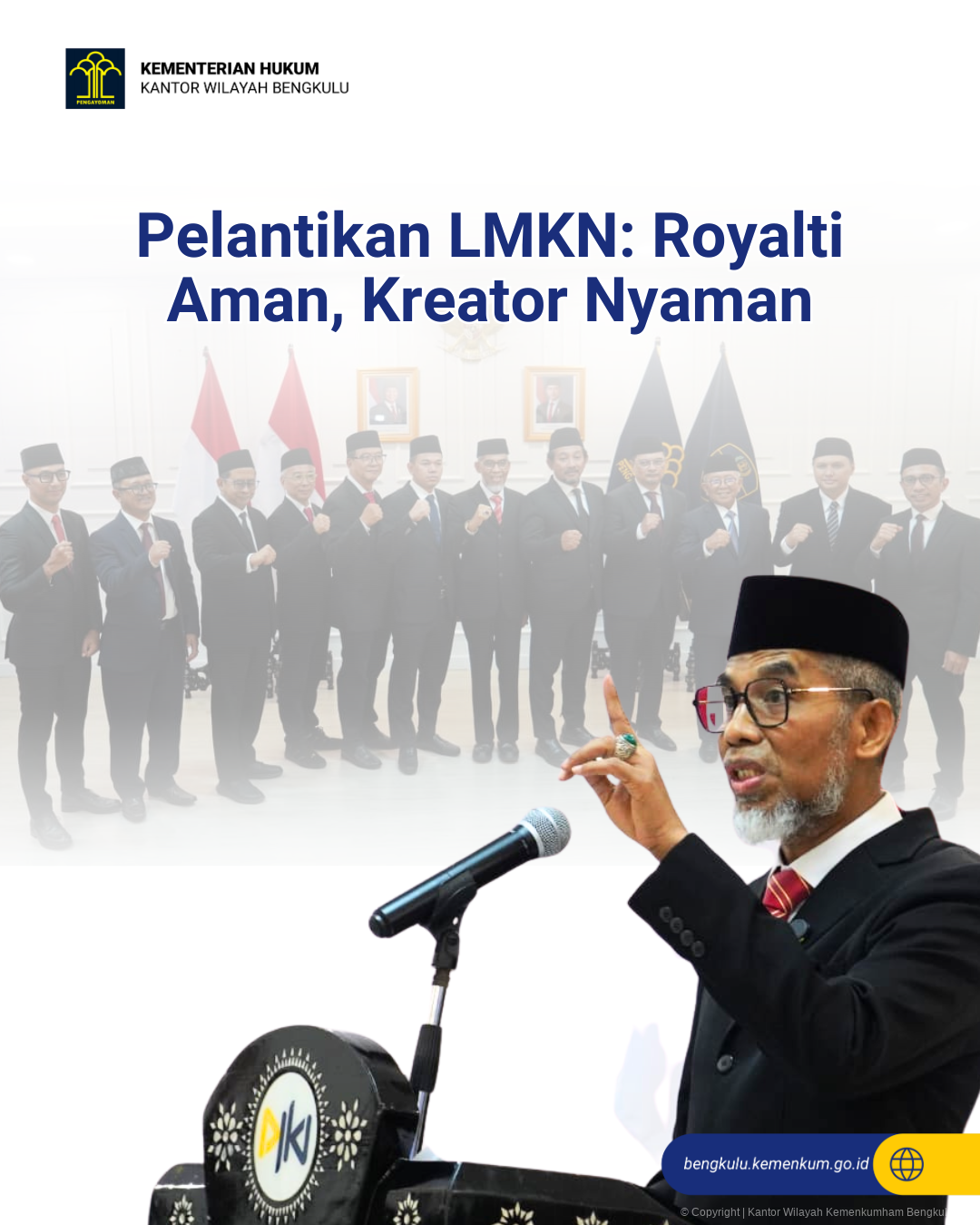 Pelantikan LMKN: Royalti Aman, Kreator Nyaman