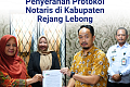 Estafet Tanggung Jawab Kemenkum bengkulu Kawal Penyerahan Protokol Notaris di Kabupaten Rejang Lebong 1